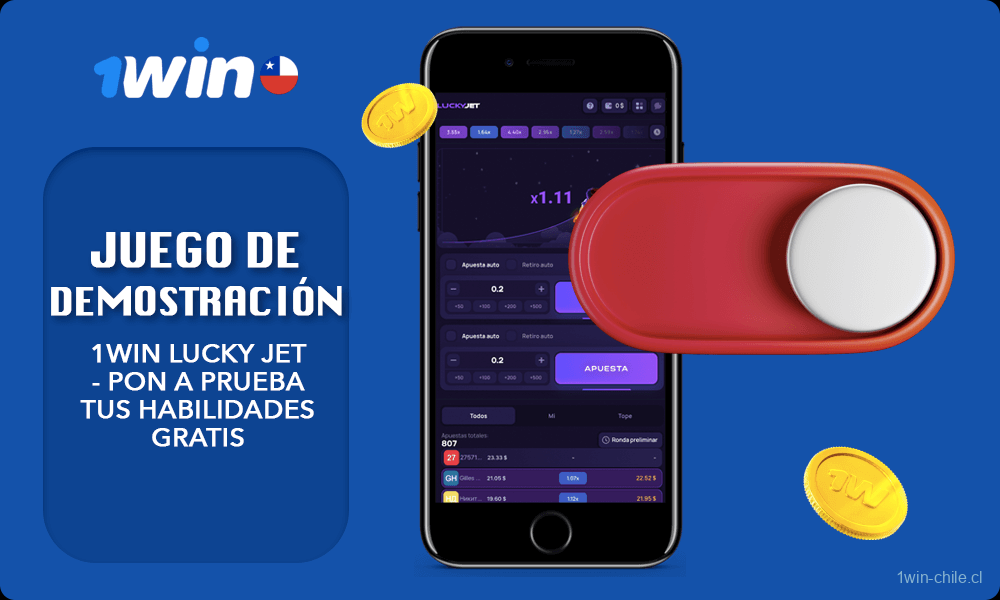 Detalles sobre 1win Lucky Jet Juego de demostración - Pon a prueba tus habilidades gratis