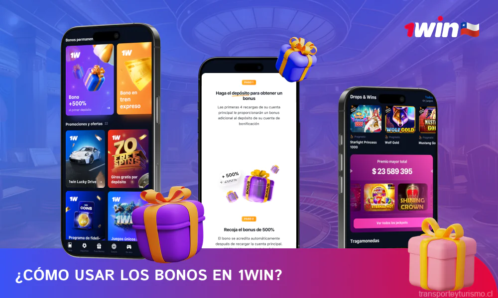 Para utilizar las bonificaciones en 1win Chile, seleccione la bonificación deseada y actívela, lea las condiciones de apuesta y elija los juegos o apuestas adecuados